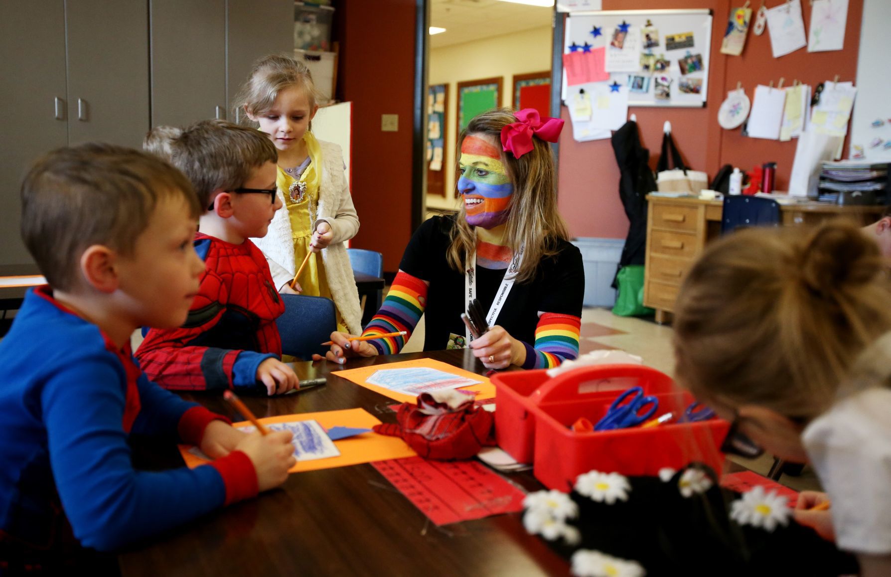 Kindergarten teacher Amy Robson
